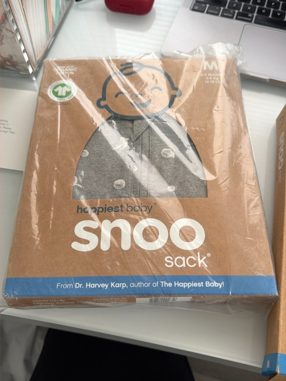 happiest baby SNOO Sack Sleep Sack - Gray - Medium 2-4 Months